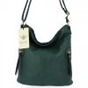 GEANȚĂ DE DAMĂ tip poștaș BEE BAG verde de sticlă 1152S307